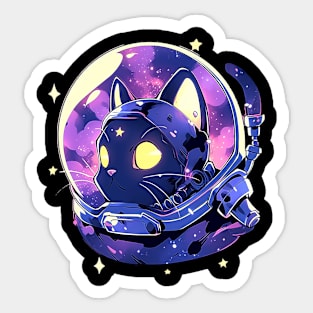 astronaut cat Sticker